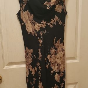 Black and gold scoop neck dress size Ladies M